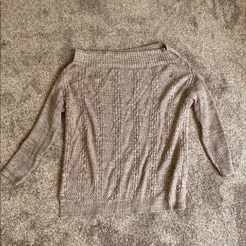 Off the shoulder sweater